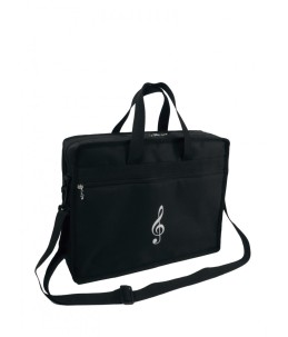 Muziektas Music portfolio bag G-clef black