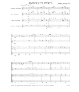 Easy saxophone Ensemble Album Vol 1