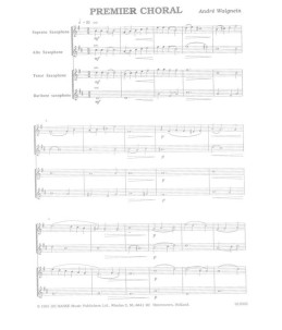 Easy saxophone Ensemble Album Vol 1