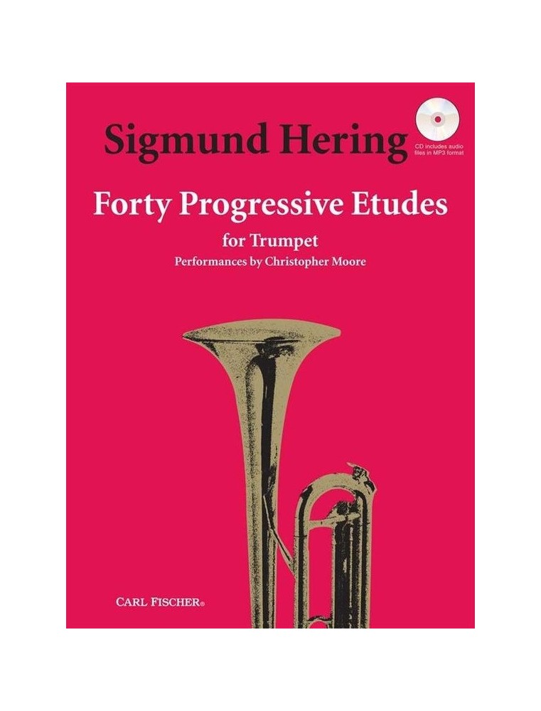 Sigmund Hering: 40 Progressive Etudes (Trompet)