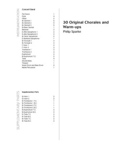 30 Original Chorales and Warm-Ups